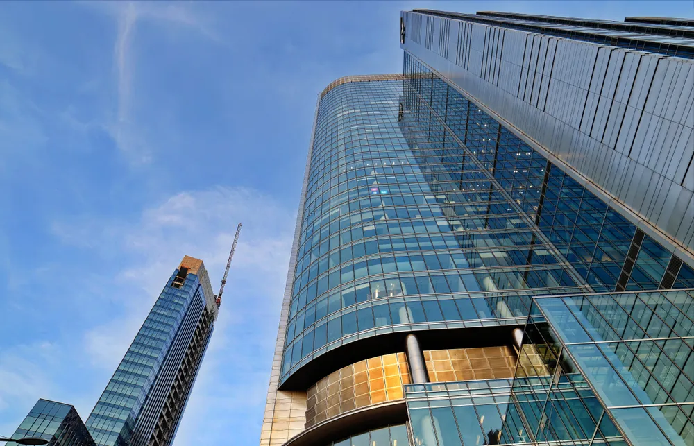 Modern commercial building maintained by Protex